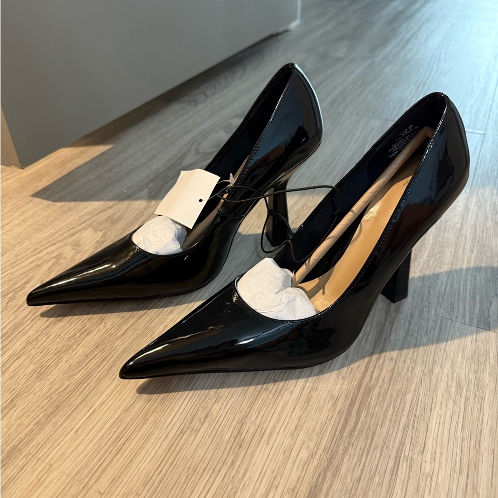 Black Patent H&M Stiletto Pumps